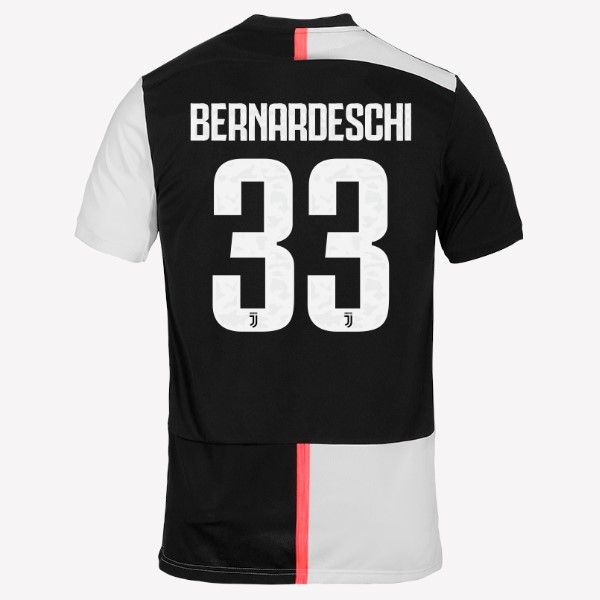 Camiseta Juventus NO.33 Bernaroeschi 1ª 2019/20 Blanco Negro